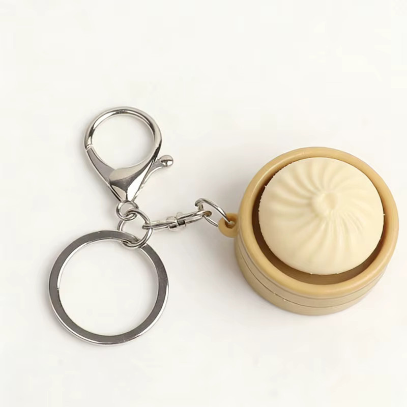 SHINEHENG Mini-Brötchen-Stressabbau-Fidget-Spinner, Brötchen-Clicker-Schlüsselanhänger - Bild 2