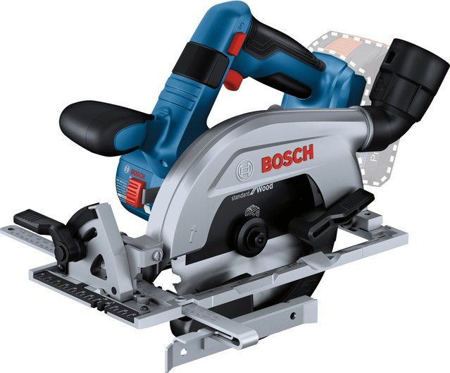 Bosch Professional GKS 18V-57-2 Akku-Handkreissäge bürstenlos in Blau/Schwarz mit einer maximalen Schnitttiefe von 57 mm - Bild 2