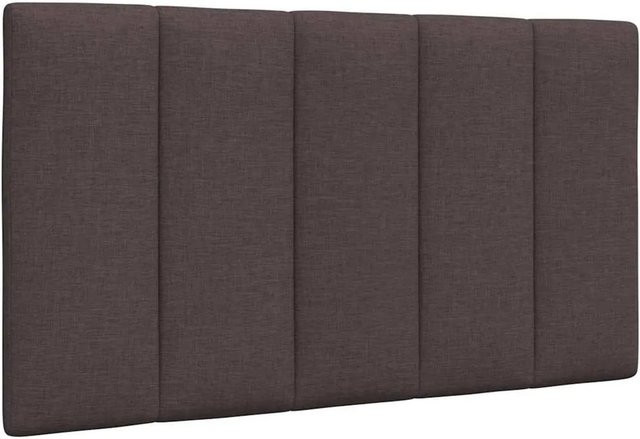 vidaXL Kopfteil-Kissen Hanko Dunkelbraun mit Linien-Design aus Stoff, Breite: 80 cm, Höhe: 200 cm - Bild 1