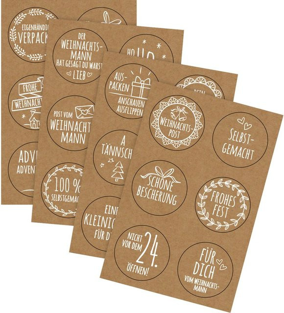 Sticker Weihnachtspost - Bild 1