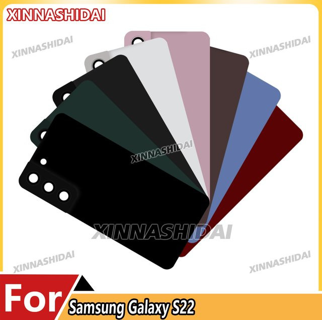Samsung Ersatz-Rückseite für Galaxy S22 SM-S901B mit Kameraobjektivabdeckung in Pink - Bild 1