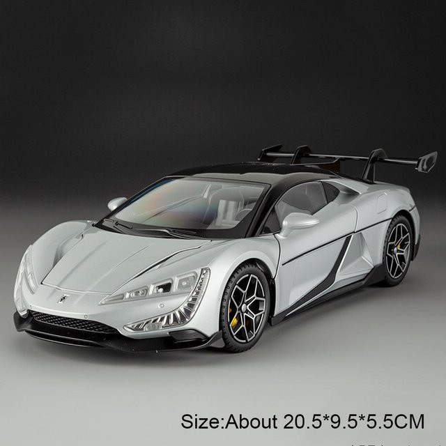 Linyi toy car Modell Y U9 Auto, Spielzeug, Metall Druckguss, 1:24, mit Musik und Licht, ab 14 Jahren - Bild 1