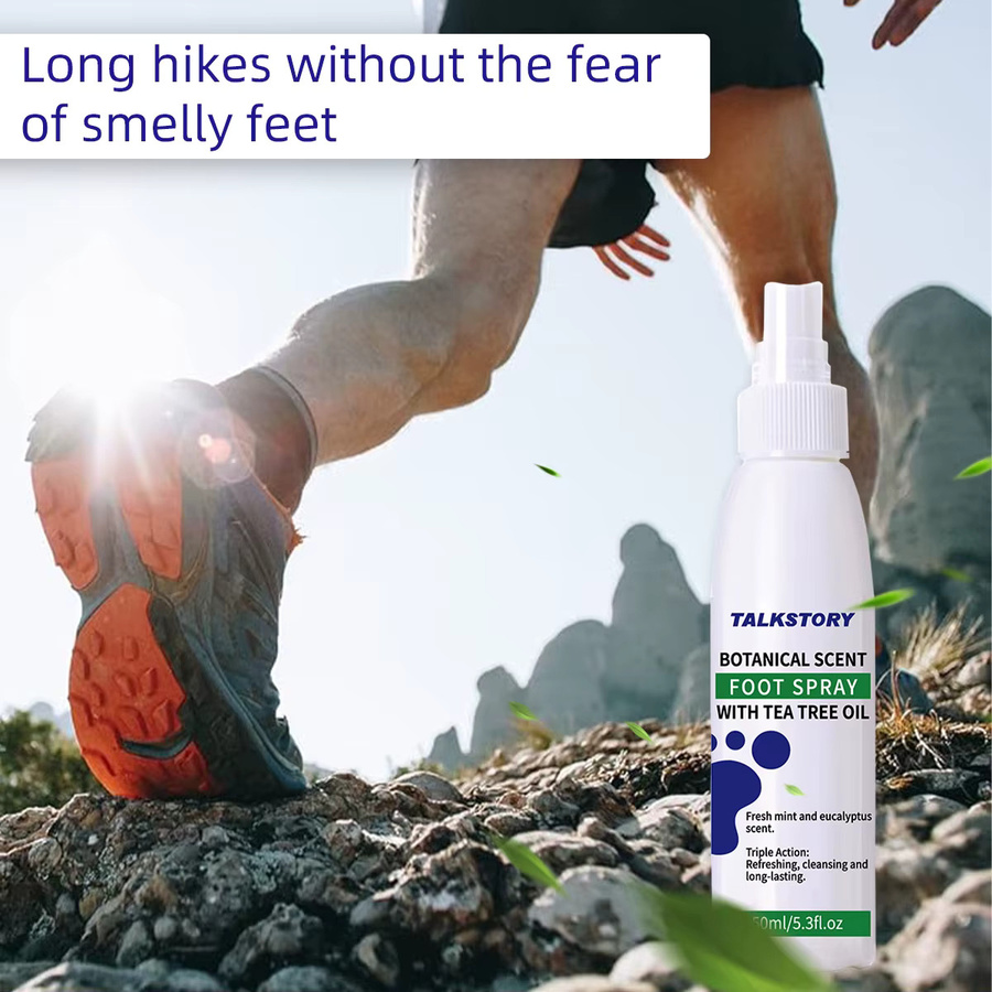 TALKSTORY Fußdeodorant-Spray mit Teebaumöl, Unisex - Bild 3