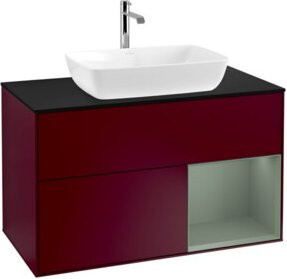 V&B Waschtischunterschrank Finion 100 Wandbeleuchtung in lackierter Ausführung B/T/H: 100 x 50,1 x 50,1 cm - Bild 1