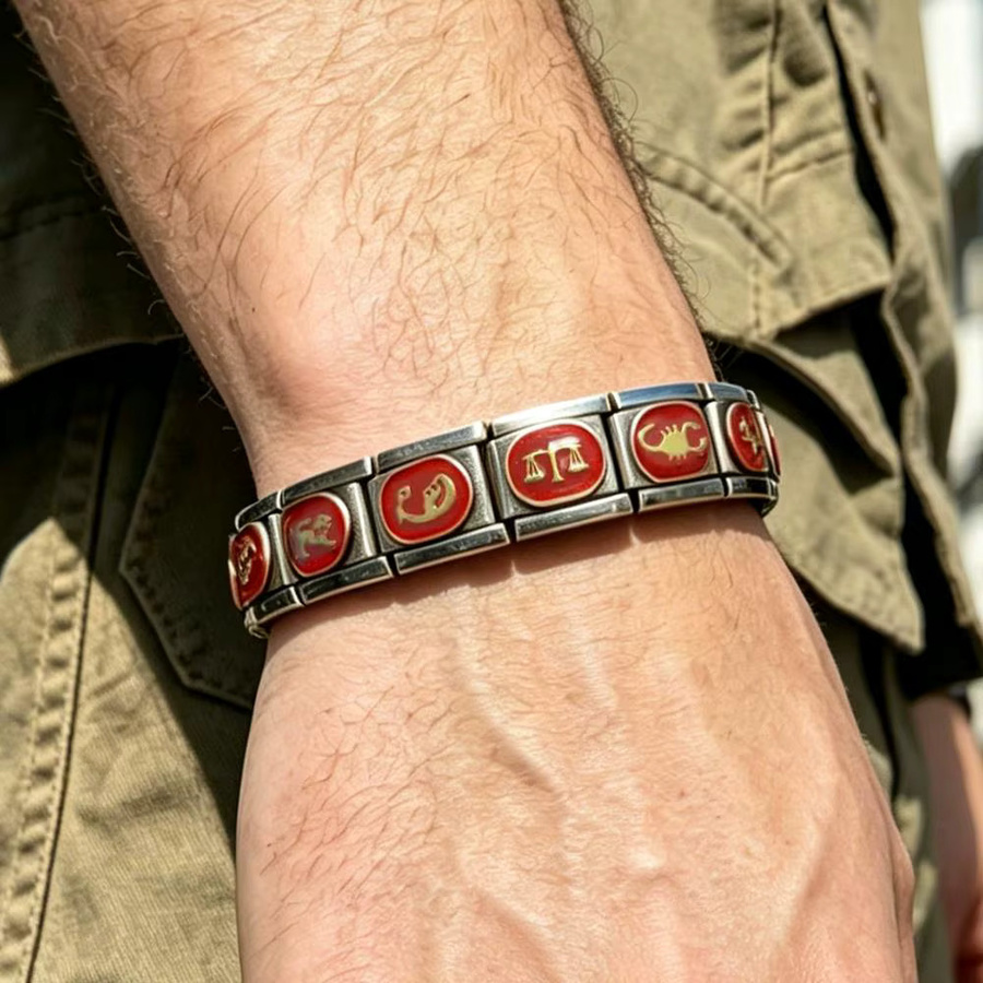 Armband Edelstahl, Bunt, Unisex, 9mm - Bild 2