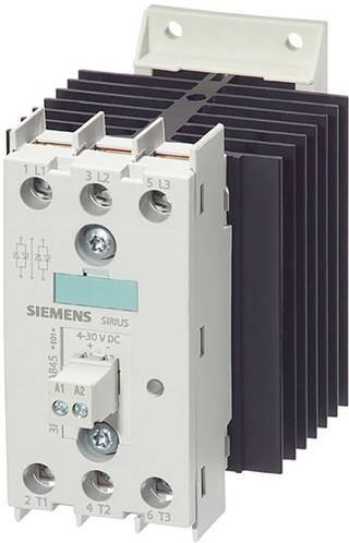 Siemens Halbleiterschütz 3RF2420-1AC55 Nullspannungsschaltend, 3 Schließer, 22A, Grau - Bild 1