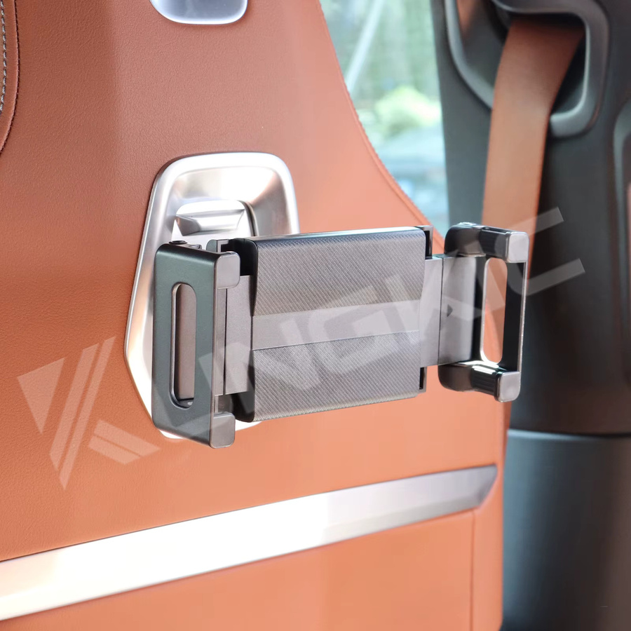 KUNGKIC 2er-Set Rücksitz-Halterung für iPad und Smartphone passend für BMW iX i5 G60 G05 G06 G61 X3 X5 X6 5er 7er Serie 2025 G45 in Schwarz - Bild 4