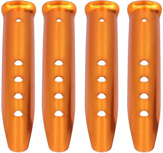DIYelecs Zeltheringe aus Aluminiumlegierung in Orange, 4 Stück Campingzubehör - Bild 1