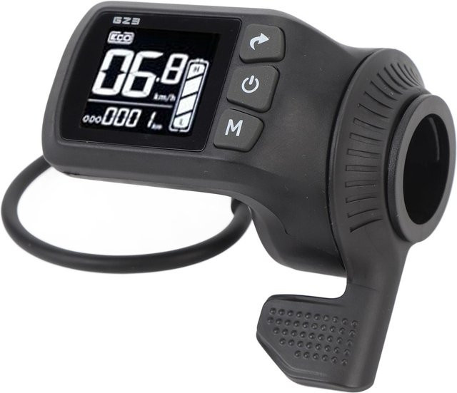 Shoemst E-Bike LCD-Display 2 in 1 Wasserdicht mit 5-Pin-Stecker in Schwarz - Bild 1