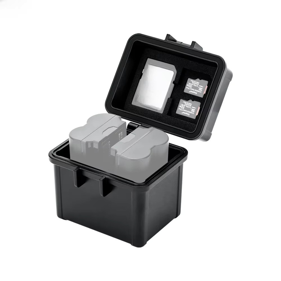 JJC Kamera-Akkugehäuse und Speicherkartenetui in Schwarz für Canon LP-E17 LP-E12 Fujifilm NP-W235 NP-W126 Nikon EN-EL25 und Sony NP-FW50 NP-FZ100 - Bild 7