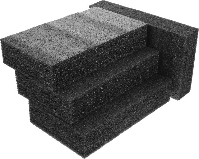 4 Stück Schaumstoff Verpackungseinsatz in Schwarz für Werkzeugkästen und Express-Versand - Bild 1