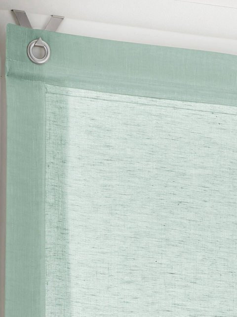 Raffrollo Heine Home in Grün, semi-transparent, 140 x 45 cm - Bild 1