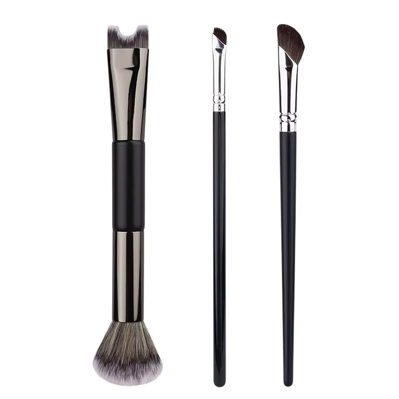 YOVIP Make-up-Pinsel, U-förmig, zwei Köpfe, Unisex - Bild 6