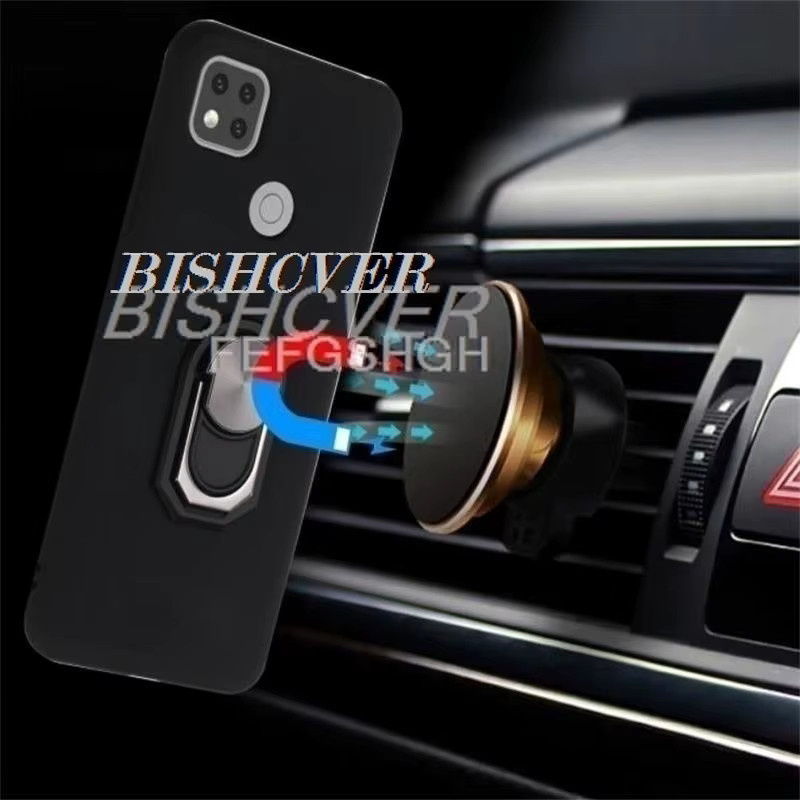 Blackview Oscal Tiger 8 und Blackview Shark 6 5G Silikon Schutzhülle mit Ringhalterung in Schwarz - Bild 3