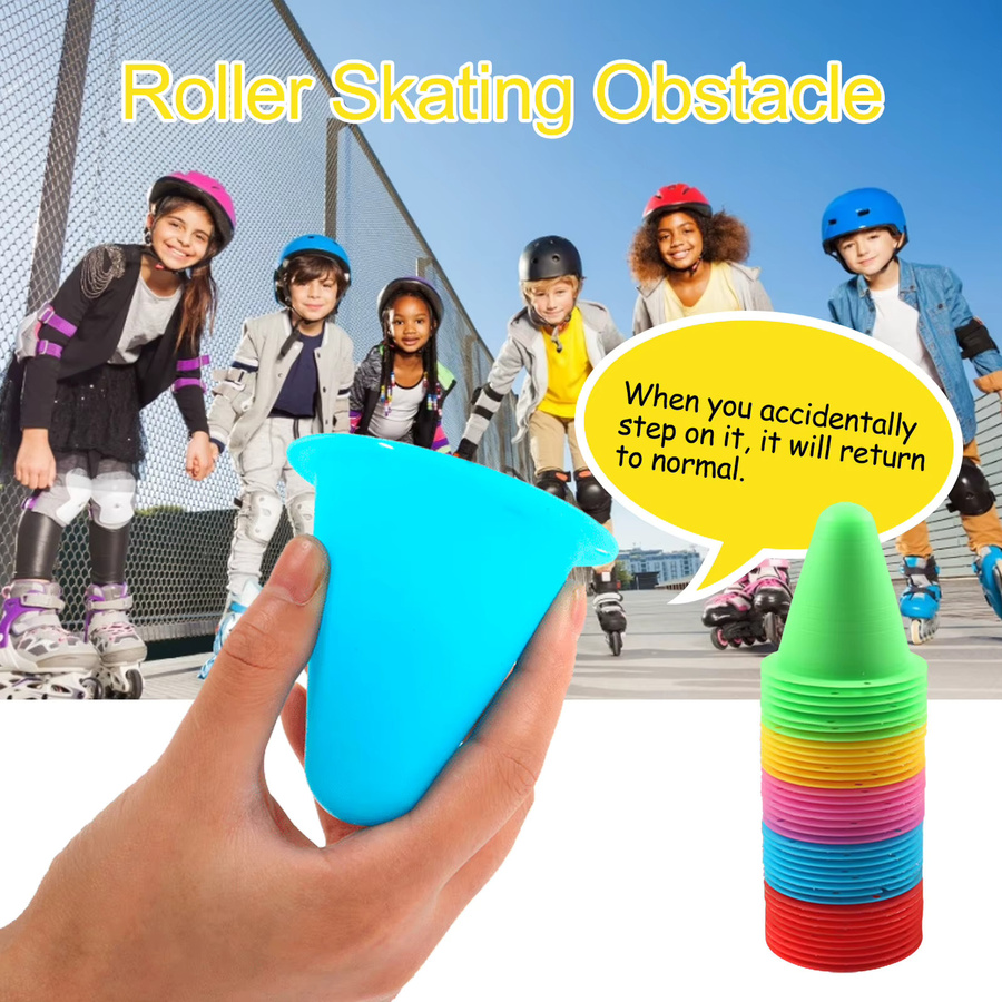Meade Rollschuh Hindernis Stapel Cup, 30 Stück, Agility Training Marker - Bild 2