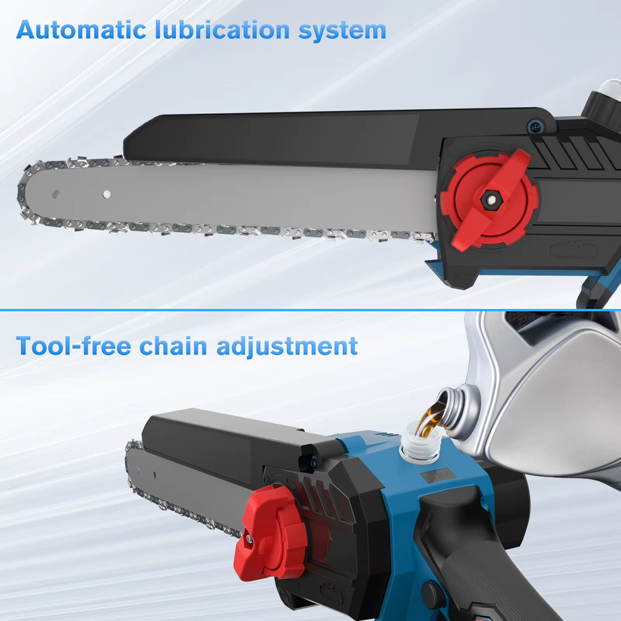 Nananuu 8-Zoll-Mini-Akku-Elektrokettensäge für Makita 18-V-Akkus zur Holzbearbeitung - Bild 3