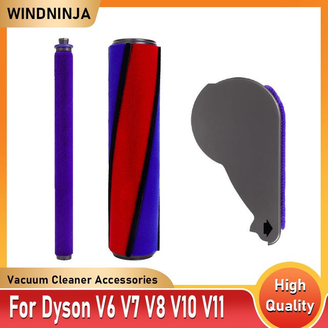 Dyson Staubsauger Zubehör: Weiche Samt-Rollenbürste mit Seitenabdeckung für V6 V7 V8 V10 V11 Modelle - Bild 1