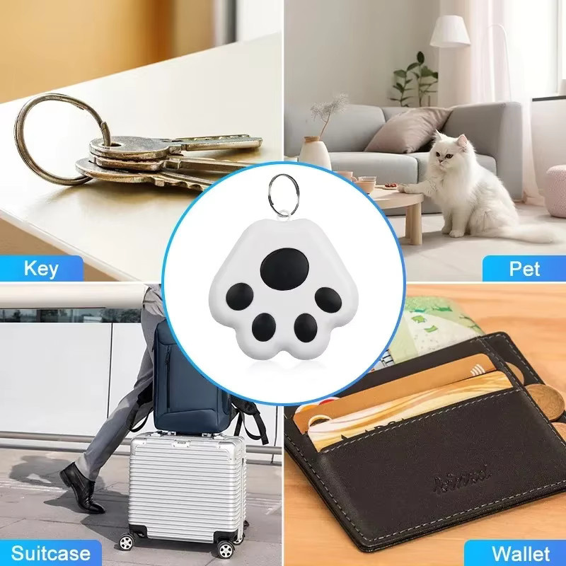 YTYIN Mini GPS-Tracker in Rot mit Bluetooth-Ortung für Haustiere, Schlüssel, Kinder und Taschen – Anti-Verlust-Gerät für iOS und Android - Bild 3