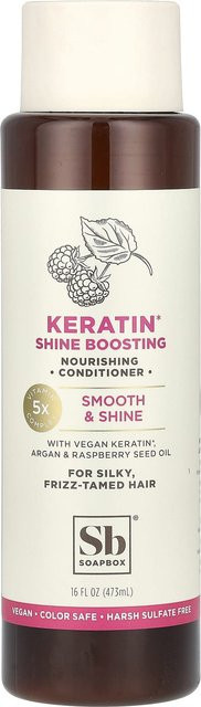 Soapbox Keratin Shine Boosting Conditioner, 473 ml, für coloriertes Haar - Bild 1