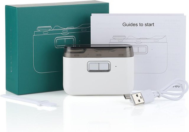 Binchi Health Technology Elektrischer Nagelknipser mit Licht, Weiß - Bild 1