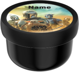 Mepal Fruchtbox Star Wars Schwarz 300 ml mit Besteck, mikrowellengeeignet und auslaufsicher - Bild 1