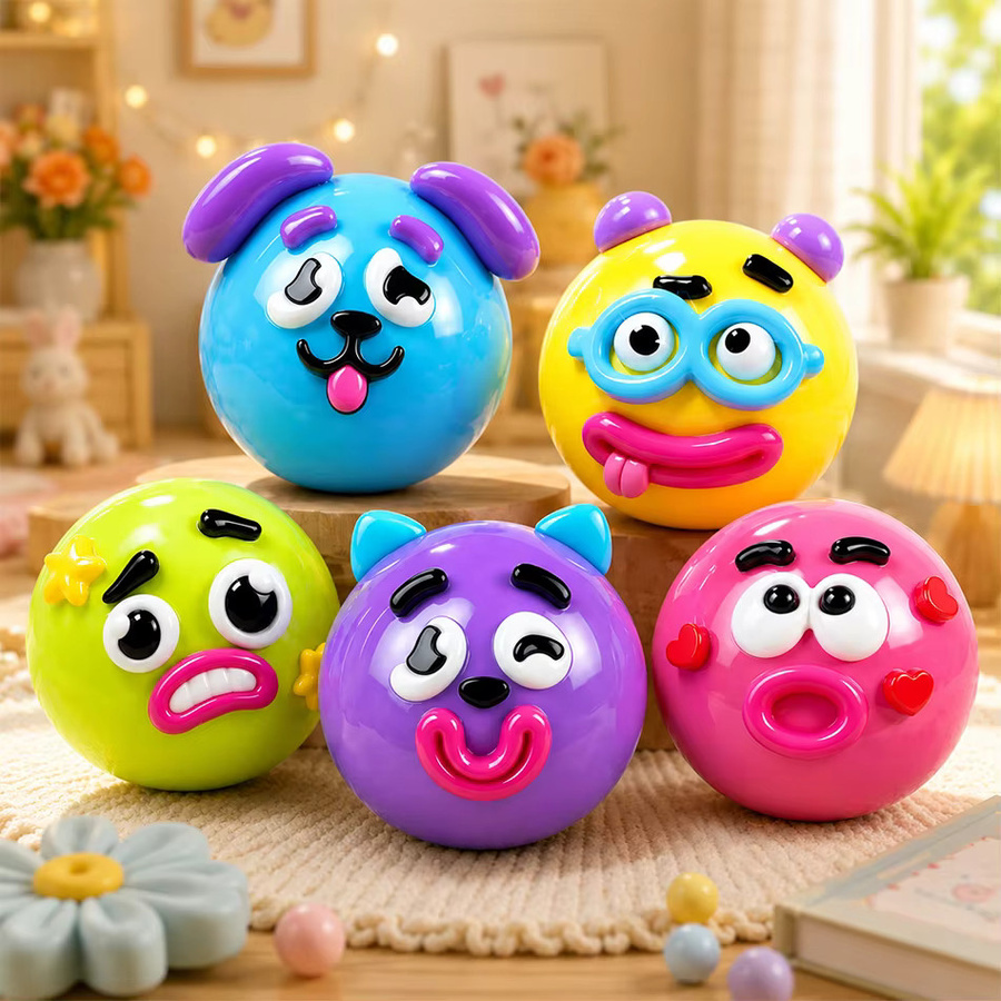 Smushers Curiosities Dog Face Swap Squishy, Slow-Rise-Quetschspielzeug, multicolour - Bild 2