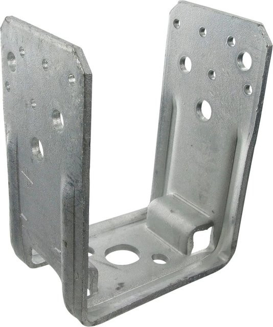Simpson Pfostenträger PU aus feuerverzinktem Stahl in Silber, Länge: 90 mm - Bild 1