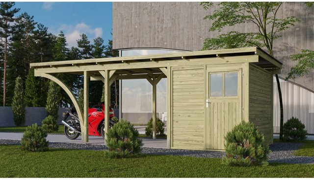 Karibu Einzelcarport Eco - Bild 1