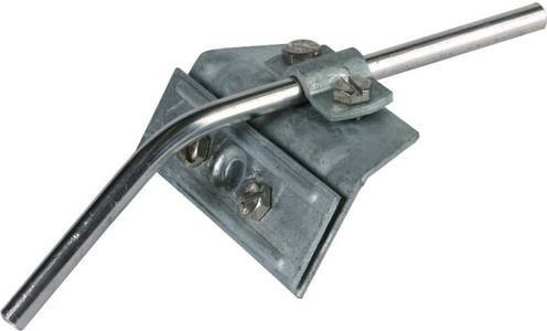 DEHN Schneefanggitterklemme aus Edelstahl in Silber für 3-13mm Durchmesser - Bild 1