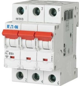 Eaton LS-Schalter mcb 3p PXL-B10/3 mit Beschriftung 10A weiß - Bild 1