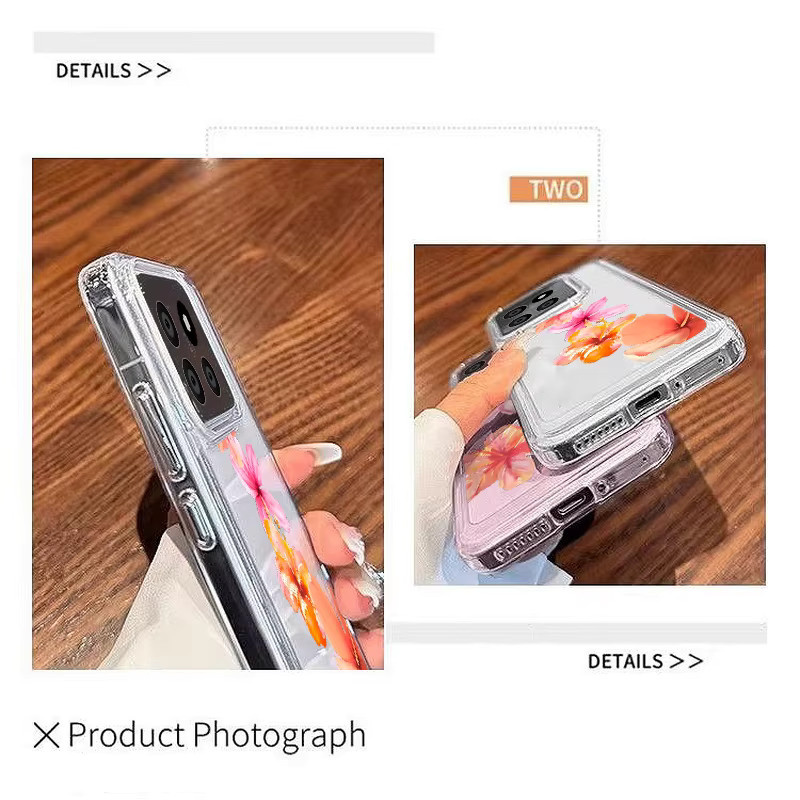 Stoßfeste Silikon-Handyhülle mit Lilien-Blumendruck für Xiaomi Redmi Note 14 Pro Plus 5G, 13, 12, 11 Pro, 13C, 14C - Bild 4