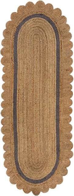 Flair Rugs Kurzflorteppich Grace in Boho-Wave-Optik, Farbe: Beige-Grau, B/T: 160 x 230 cm - Bild 1