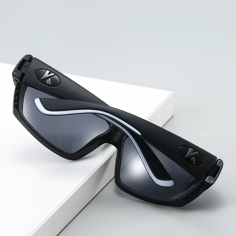 Karos Sonnenbrille, Vollrand, rectangular, schwarz, Unisex, polarisiert - Bild 4