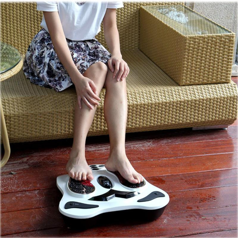 VamsLuna Elektrisches EMS-Fußmassagegerät mit Fernbedienung, Weiß, Unisex - Bild 3