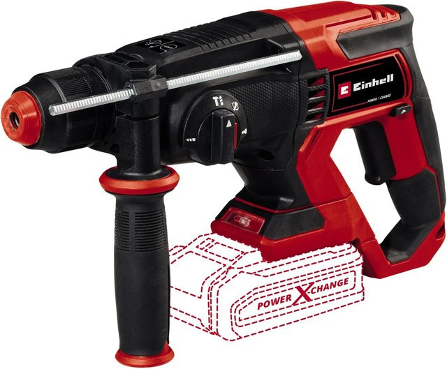 Einhell Power X-Change Akku-Bohrhammer TE-HD 18/20 Li Solo in Rot/Schwarz mit Koffer - Bild 1