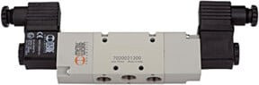 Riegler 5/2-Wegeventil elektropneumatisch bistabil G 3/8 grau - Bild 1