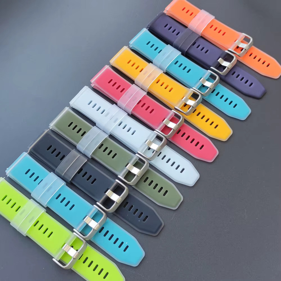 CMF Uhrenarmband Silikon, transparent zweifarbig, 22 mm, Unisex - Bild 2