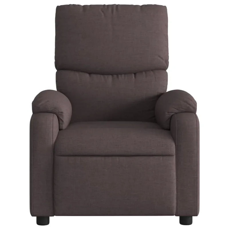 Vidaxl Klappbarer Massagesessel als Relaxsessel mit Stoffbezug in Braun - Bild 4