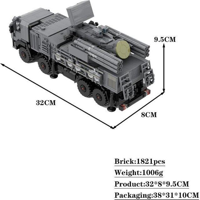 LEGO WK I Militär Schwerer Panzer, Bausteine, ab 14 Jahren - Bild 1