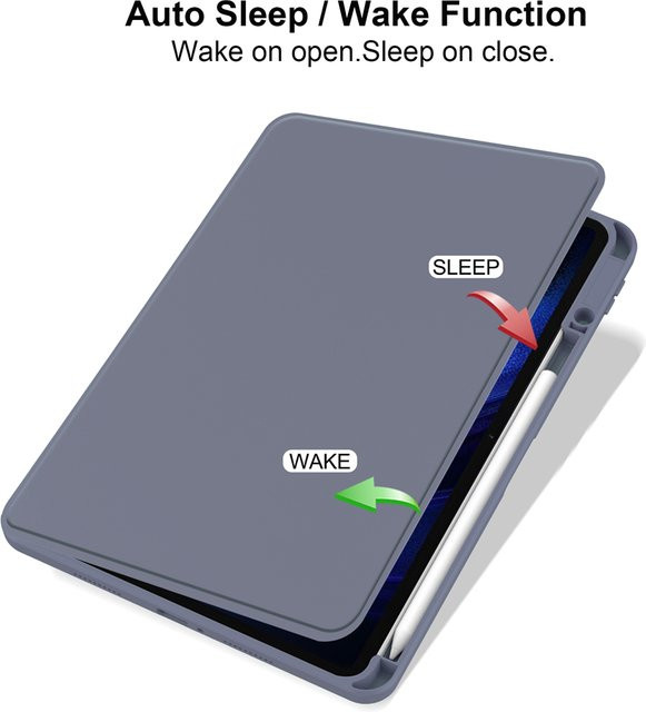 AYANJIN Schutzhülle für Xiaomi Pad 7S Pro 2025 mit 360 Grad Rotation, Acryl Case mit Stifthalter, Farbe: Blau, 12,5 Zoll - Bild 1