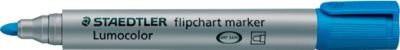 STAEDTLER Lumocolor Flipchartmarker Permanent Blau mit Rundspitze 2 mm - Bild 1