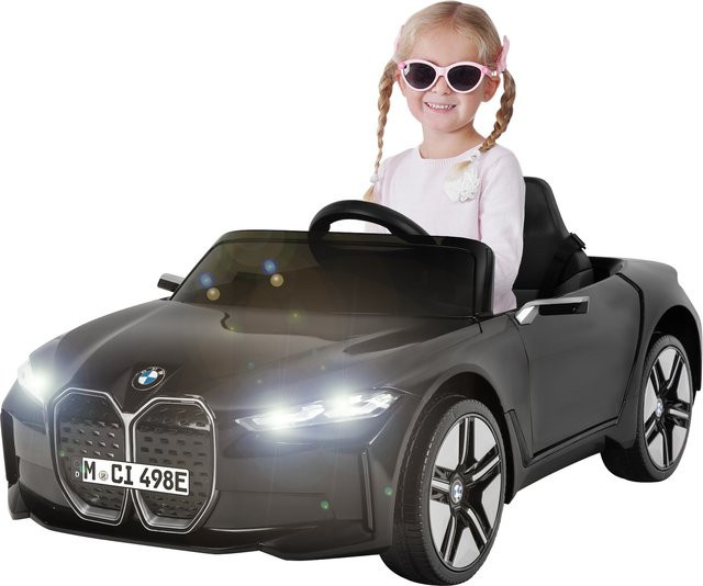 Actionbikes Motors BMW i4 Kinder-Elektroauto Schwarz mit Fernbedienung - Bild 1