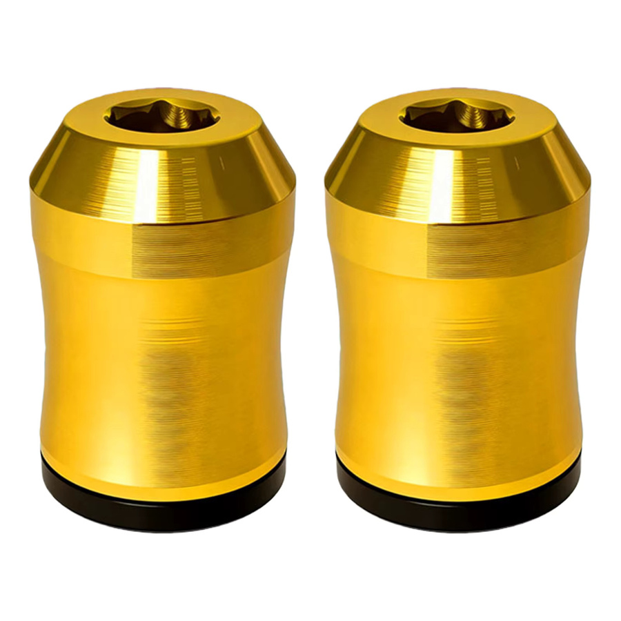 ATUOTIN Magnetische Schraubenringe aus Aluminiumlegierung in Lila, 2er-Set, 6,35mm Universal-Magnetisierer für Schraubendreher-Bits - Bild 1