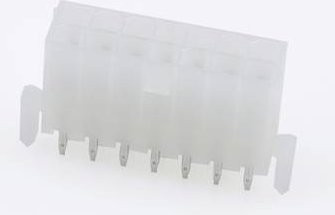 Molex Einbau-Buchsenleiste in Weiß mit 14 Polen und 4,20 mm Rastermaß - Bild 1
