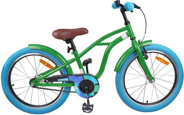 vidaXL Kinderfahrrad 20 Zoll Grün für 6-11 Jahre - Bild 1