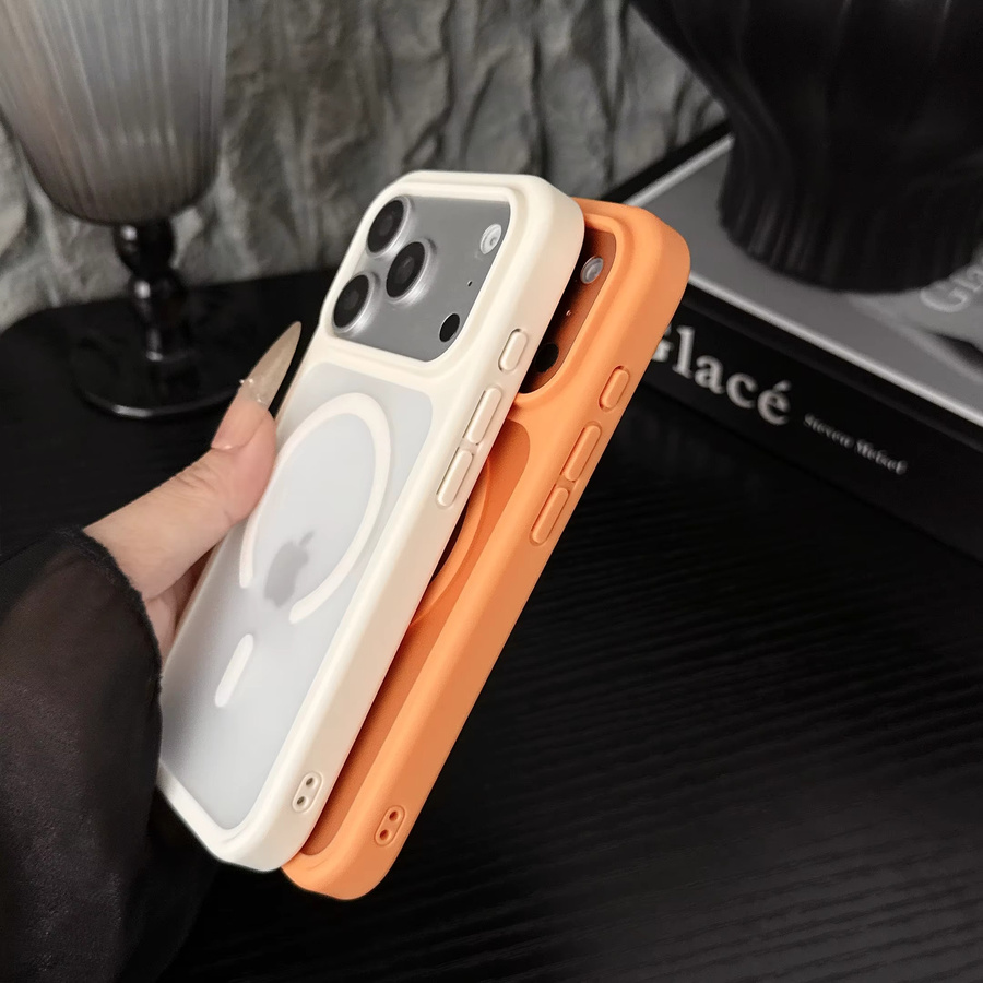 Magnetische MagSafe Handyhülle für Apple iPhone in Blau - Bild 1