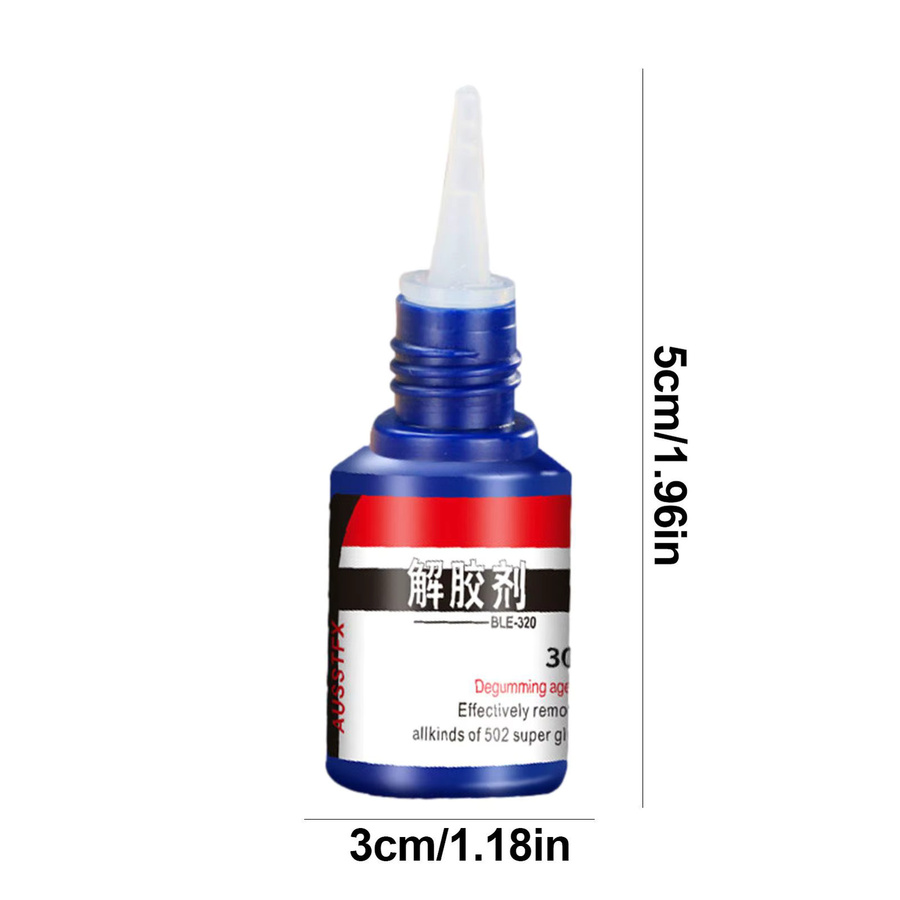 Klebstoffentferner Gel zur Entfernung von Nagelkleber und Superkleber, 20g - Bild 5