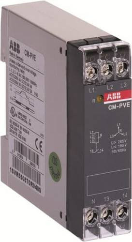 ABB CM-PVE 1SVR550871R9500 Überwachungsrelais in Grau - Bild 1