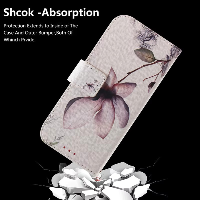JESSLEI Stand Flip Wallet Case Leder Schutzhülle für iPhone 11 12 13 14 15 16 17 Pro Max XR Plus 16e 17 Air - Bild 3