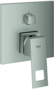 Grohe Fertigmontageset Eurocube UP-EHM mit 3-Wege-Umstellung in Supersteel und Silber - Bild 1